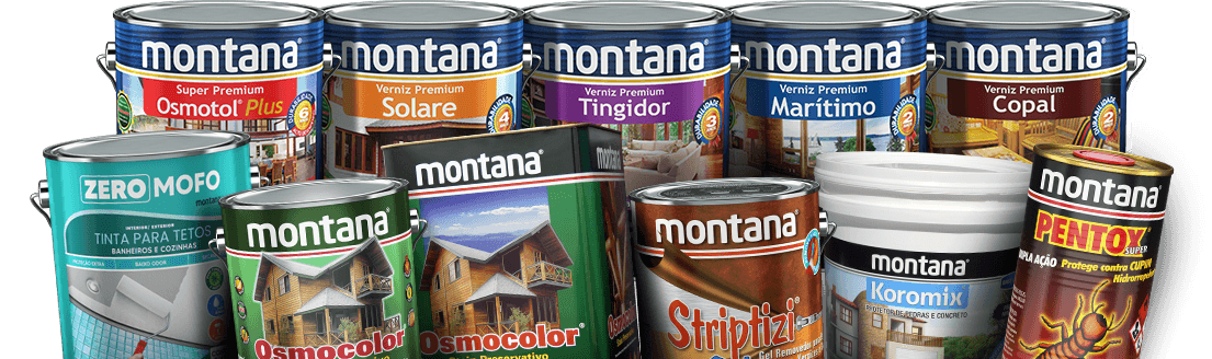 Linha de produtos Montana